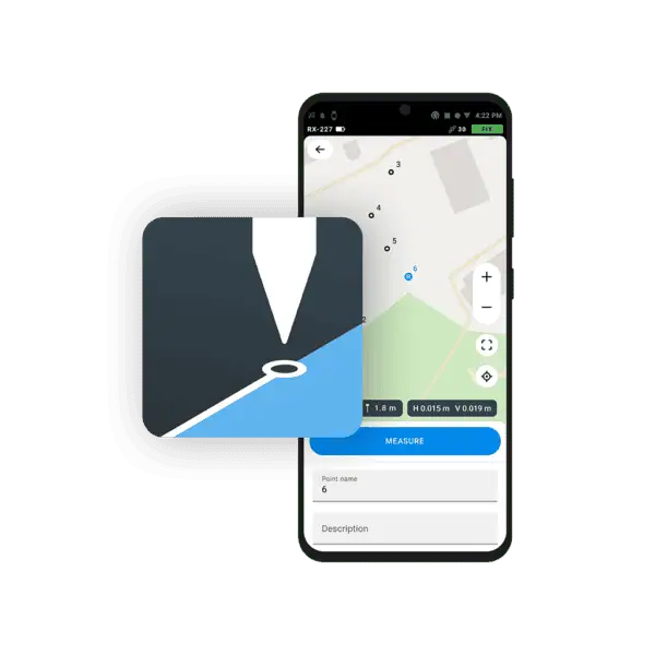 EMLID Reach RX2 + Survey Pole + Pro – Bild 4